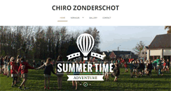 Desktop Screenshot of chiro-zonderschot.be